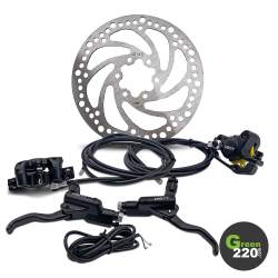 GREEN220.it » Set completo di freni idraulici per scooter VSett 10+