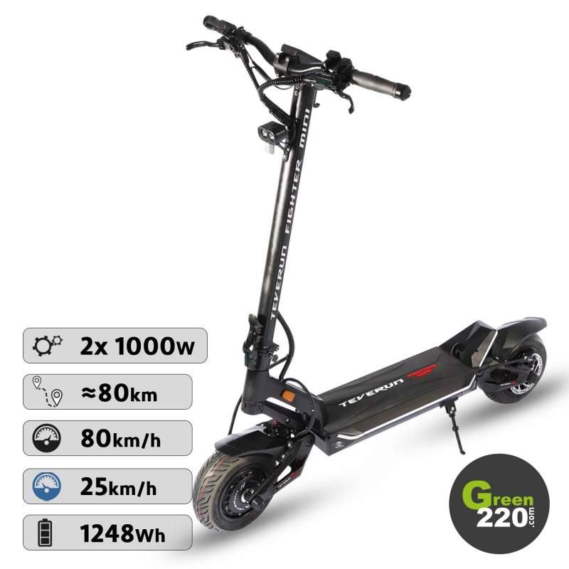 GREEN220.it » Monopattino elettrico Teverun Fighter Mini - 52 V / 20.8 Ah