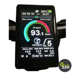 Monopattino elettrico Teverun Fighter Supreme 7260R / Green220.it