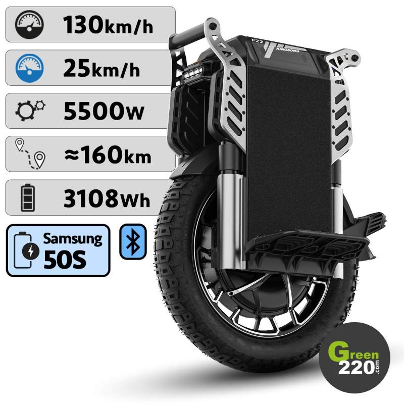 Monociclo Elettrico Kingsong KS-F22 Pro (176 V / 3108 Wh)