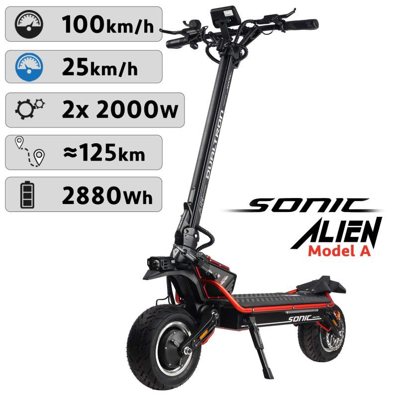Patinete Elettrico Dualtron Sonic Alien Model A (72 V / 40 Ah)