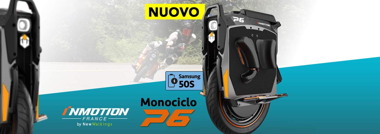 Monociclo elettrico INMOTION P6 - 6000 W / 4200 Wh